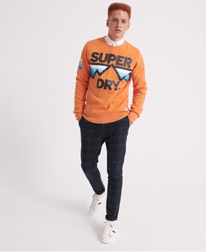 Superdry Edit Slim Chinos Férfi Nadrág Kék | MBIKG6803